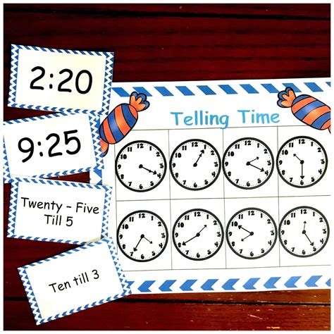 Free Bingo Game To Practice Telling Time For Kids