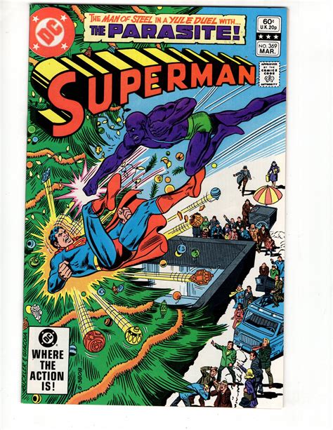 Superman 369 Parasite Appearance Supermans Last Christmas Comic