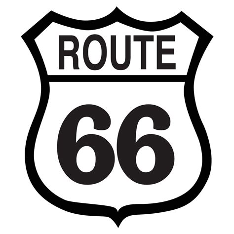 Route 66 Sign Clipart Childrens Church Pinterest Cricut Svg File