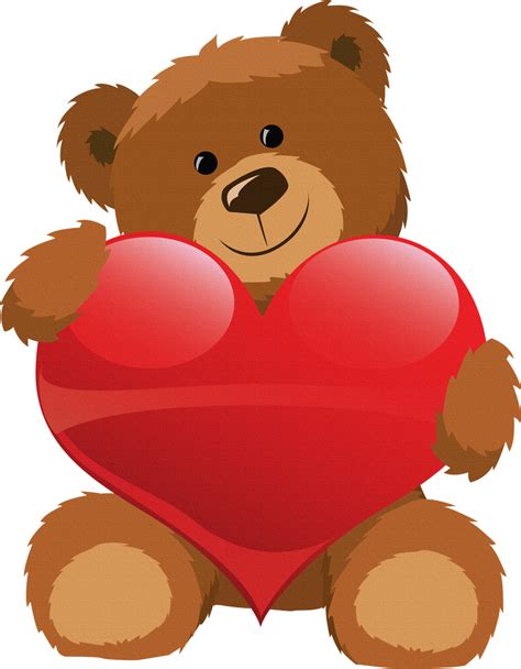 10 dibujos de osos con corazones