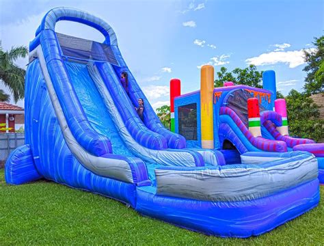 22ft Big Plunge Slide For Pools S44 Moms Party Rental