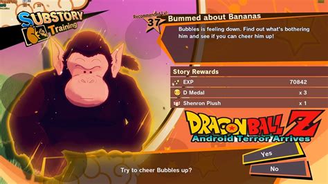 Goku Helps Bubbles To Get Cosmic Bananas Dragon Ball Z Kakarot Pc