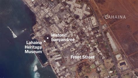 Hawaii Wildfires: Mapping the Destruction in Lahaina - The New York Times