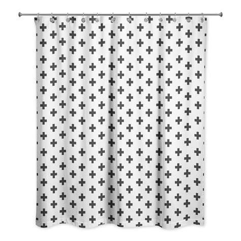 George Oliver Elettra Geometric Single Shower Curtain Wayfair