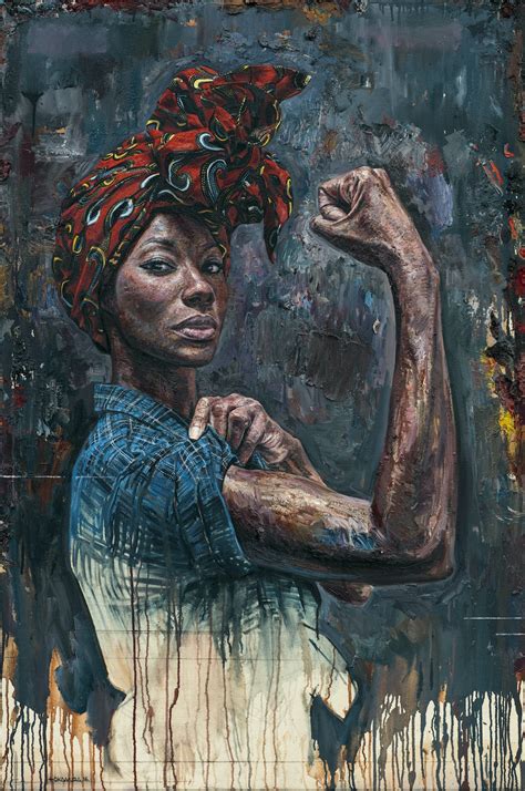 Poderosos retratos al óleo retratan a mujeres inspiradoras como guerreras