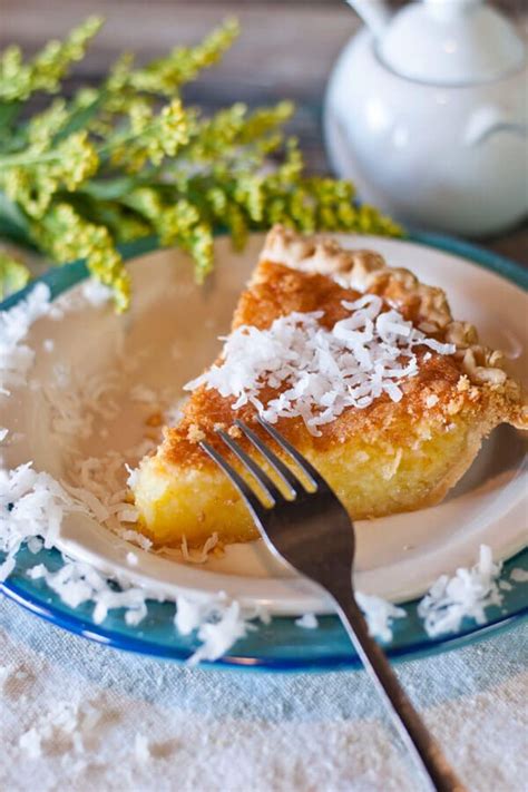 Pie crust, graham cracker, 1 pie shell (9 dia) (may use any type shell you wish, or serve this as a mousse without a shell). Buttermilk Coconut Pie - Made with butter, sugar ...