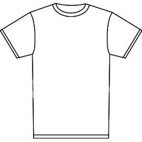 Blank T Shirt Coloring Sheet Printable T Shirt Coloring Page For