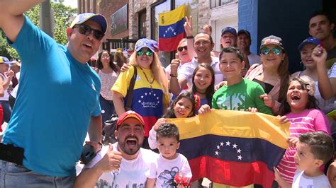 Hundreds Of Venezuelans Rally For Opposition Vote In Richmond