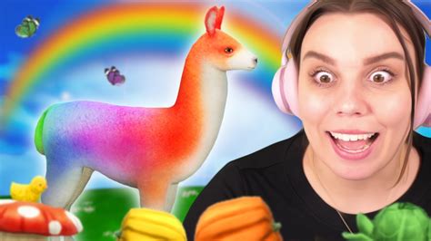 We Made A Rainbow Llama The Sims 4 Cottage Living Part 7 Youtube
