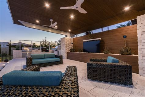 Luxury Pool Cantilevered Shade Structure Gilbert Arizona Premier