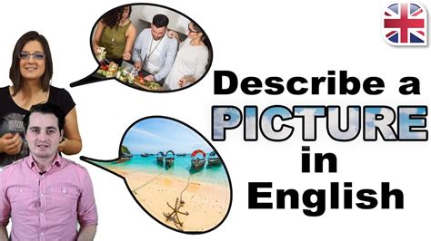 How To Describe A Picture In English Spoken English Lesson Youtube