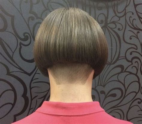 Pin By Bob Very Short Nape With Clip On Shaved Napesbobs In 2021