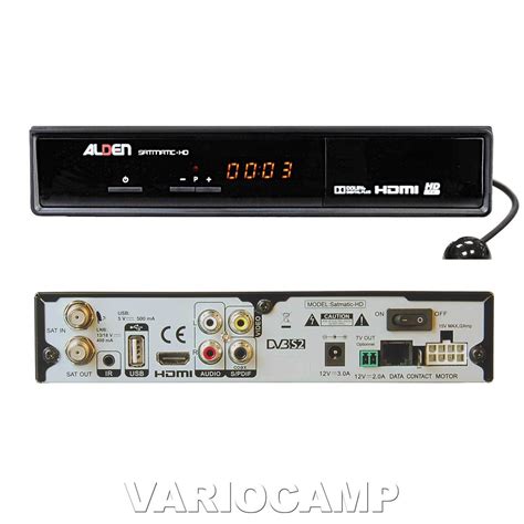 Praktisch ist zudem das lange 1,5 meter lange anschlusskabel. ALDEN Satmatic HD - Steuerreceiver für autom. ALDEN Sat ...