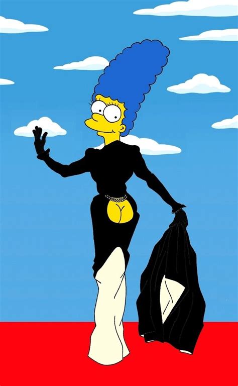 Marge In Mugler Marge Simpson Models The Most Iconic Fashion Poses Of All Time Via Illustrator