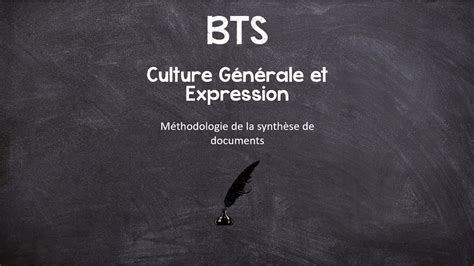 Culture G N Rale Et Expression Bts M Thodologie De La Synth Se De Documents Youtube