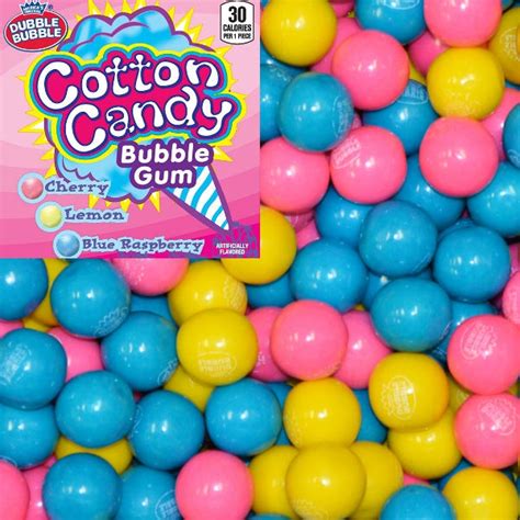 Dubble Bubble Cotton Candy Gumballs 1850ct