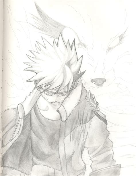 Naruto Ninetails Pencils By The Mysterious 1 On Deviantart