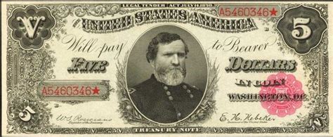 Act Of July 14 1890 5 Bill Value Sell Old Currency