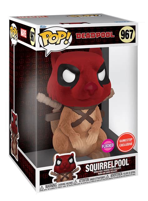 Funko Pop Marvel Deadpool 10 Inch Squirrelpool Flocked 967