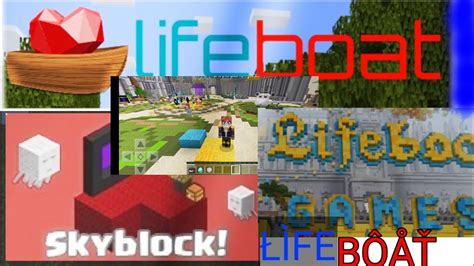 Playing Minecraft Lifeboat Server For Game Youtube