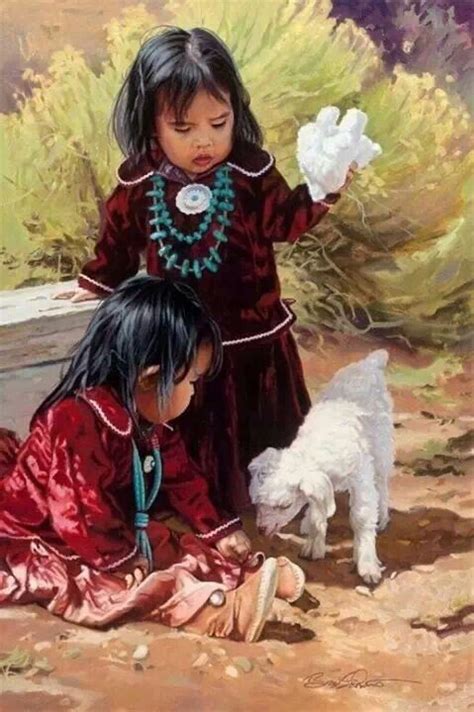 Renee Native American Children Native American Art American Indian Art