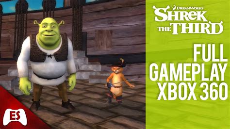 Shrek The Third Full Gameplay Longplayspeedrun Xbox 360 Youtube