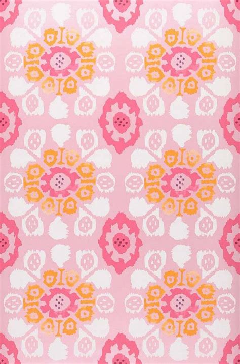 Papel De Parede Rosane Magenta Floral Wallpaper Pink Floral Wallpaper Doll House Wallpaper