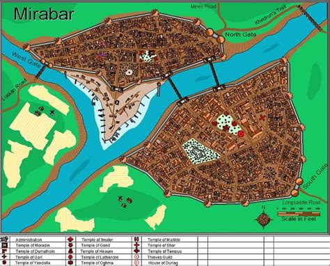 Mirabar In 2021 Forgotten Realms Fantasy Map City Maps