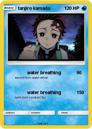 Pokémon Tanjiro Kamado 21 21 Water Breathing My Pokemon Card