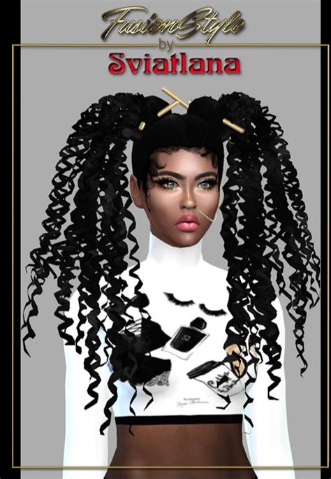 Sims 4 Curly Hair Curly Wavy And Recolor Content