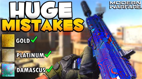 7 Huge Mistakes You Are Making While Unlocking Damascus Camo Modern