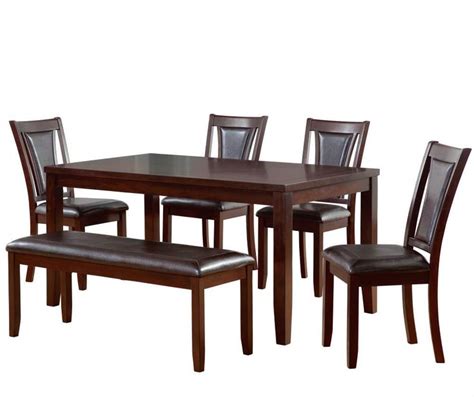 Real Living Harlow 6 Piece Padded Dining Set With Bench Big Lots