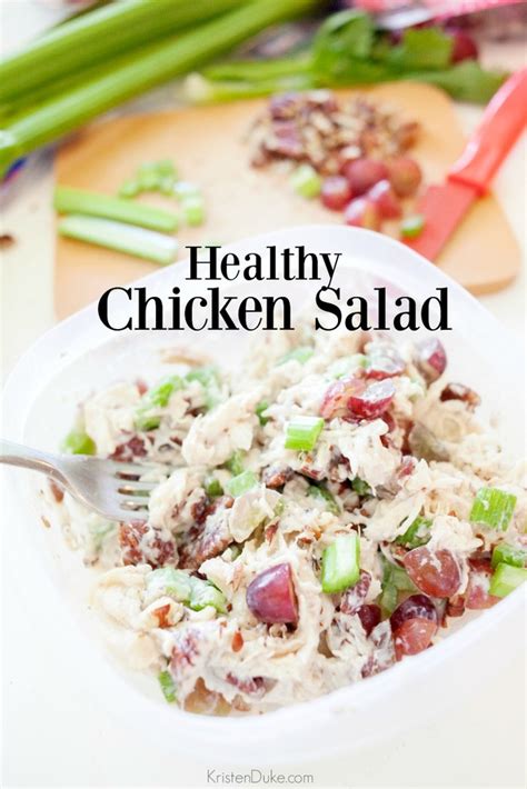 60 healthy chicken dinners for the best weeknights ever. Healthy Chicken Salad Recipe {East to Make in 10 Minutes ...