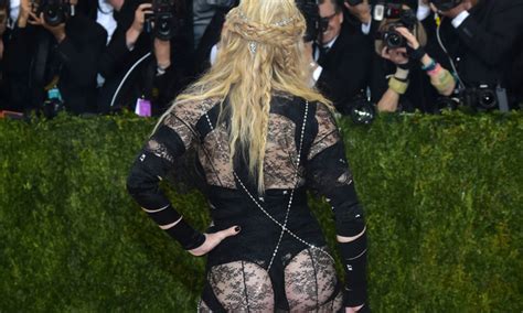 Madonna Bares Almost All On New York Met Gala Red Carpet Daily Mail Online