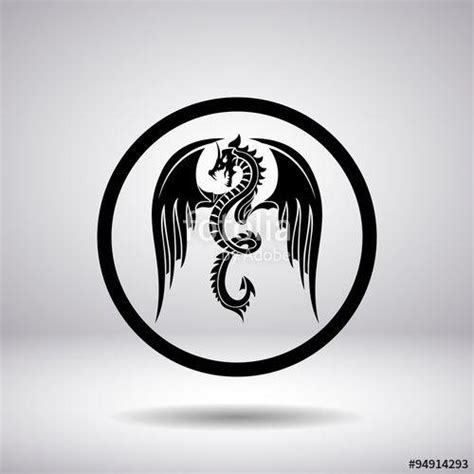 Dragon In Circle Logo Logodix