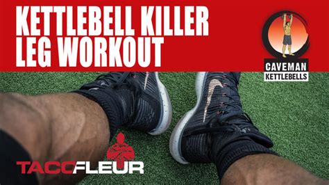 Heavy Killer Leg Session With Kettlebells → Serious Workout
