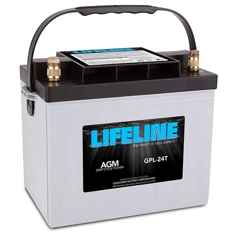Lifeline Agm Gpl 24t 12v80ah Deep Cycle Battery