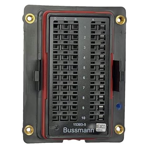 EATON Bussmann Fuse Block W Cover Or Relays Mini Fuses Bussed