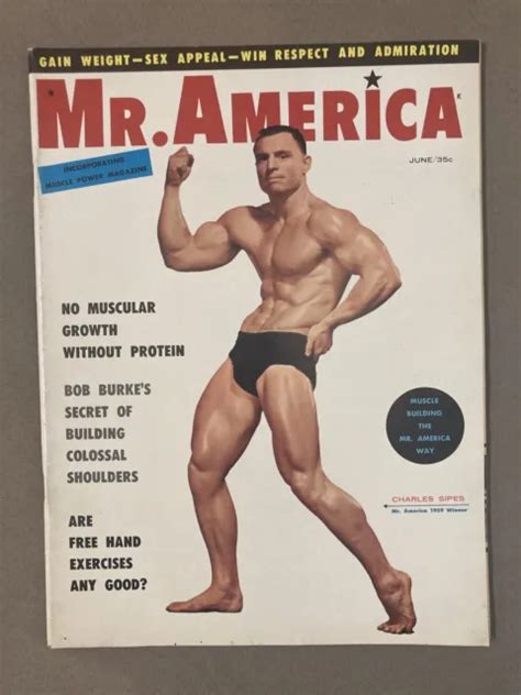 Mr America Bodybuilding Muscle Fitness Magazine Chuck Sipes 06 59 £1991 Picclick Uk