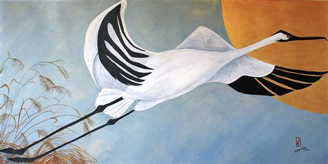 Jp Stork Painting By Jan Panico Pixels
