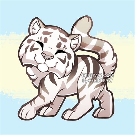 Chibi White Tiger By Shinepawart On Deviantart