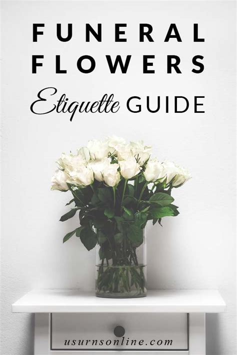 Funeral Flowers Etiquette Messages When And How To Send Urns Online