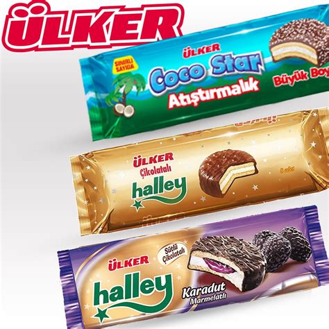 Ulker Halley Chocolate Covered Biscuit Filled With Marshmallow