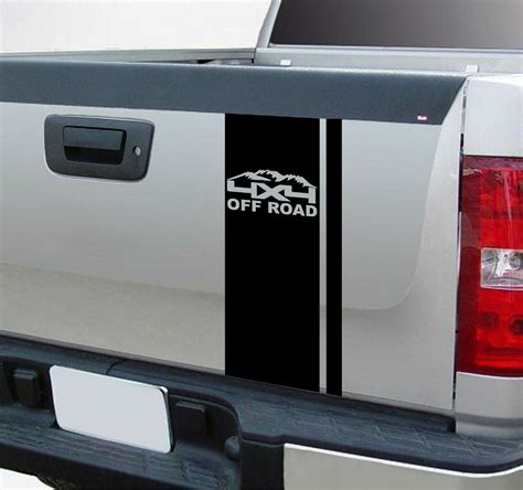 Truck Tailgate Decal 4x4 Off Road Racing Stripe Vinyl Sticker Etsy