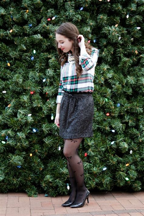 Plaid Sequins And Bows Caralina Style