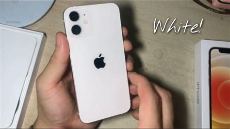 Iphone 12 Mini Unboxing White Color Youtube