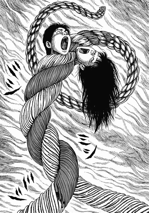 Uzumaki Junji Ito And Uzumaki Junji Ito Horror Art Junji Ito Scary Art