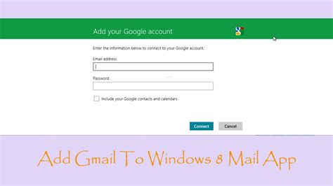 Requires windows xp, windows vista, windows 7, windows 8, windows 8.1 and windows 10. How to Add Gmail Account to Windows 8 Mail App - YouTube