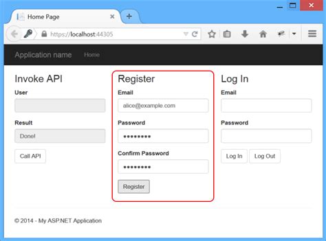 Secure A Web Api With Individual Accounts And Local Login In Aspnet