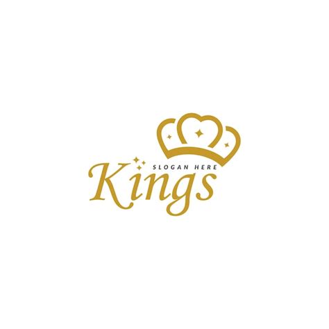 Premium Vector Crown And King Typography Vector Template